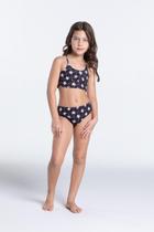 Conjunto Infantil Biquíni UV 50+ Babadinho Preto Conjunto Infantil Biquíni UV 50+ Babadinho Preto