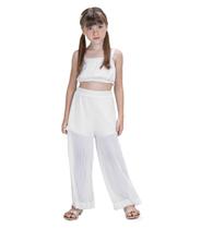 Conjunto Infantil Blusa Com Calça Trick Nick Branco