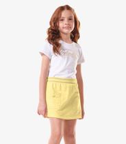 Conjunto Infantil Blusa Com Saia Trick Nick Branco
