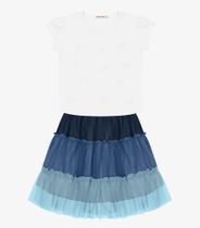 Conjunto Infantil Blusa Com Saia Trick Nick