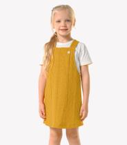 Conjunto Infantil Blusa Com Salopete Trick Nick Amarelo Conjunto Infantil Blusa Com Salopete Trick Nick Amarelo