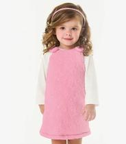 Conjunto Infantil Blusa Com Salopete Trick Nick Rosa