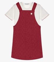 Conjunto Infantil Blusa Com Salopete Trick Nick Vermelho Conjunto Infantil Blusa Com Salopete Trick Nick Vermelho
