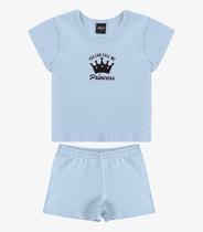 Conjunto Infantil Blusa com Shorts Select Azul