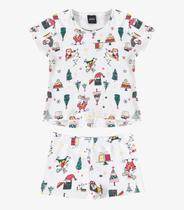 Conjunto Infantil Blusa com Shorts Select Bege