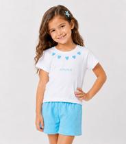 Conjunto Infantil Blusa com Shorts Select Branco