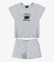 Conjunto Infantil Blusa com Shorts Select Cinza Conjunto Infantil Blusa com Shorts Select Cinza