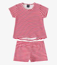 Conjunto Infantil Blusa com Shorts Select Vermelho