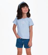 Conjunto Infantil Blusa com Shorts Trick Nick Azul