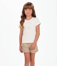 Conjunto Infantil Blusa Com Shorts Trick Nick Bege Conjunto Infantil Blusa Com Shorts Trick Nick Bege