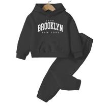 Conjunto Infantil Blusa de frio e Calça Brooklyn New York