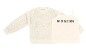 Conjunto Infantil Blusa e Blusão Snow Trick Nick 8 Off White