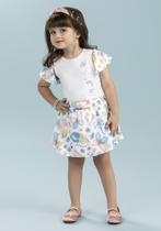 Conjunto Infantil Blusa e Saia Glinny 21576