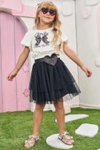 Conjunto Infantil Blusa e Saia Infanti 77961 Conjunto Infantil Blusa e Saia Infanti 77961