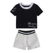 Conjunto Infantil Blusa e Short 88704 - Malwee Carinhoso