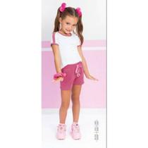 Conjunto Infantil Blusa e Shorts Cativa Kids