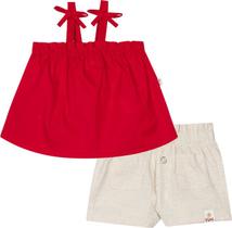 Conjunto Infantil Blusa e Shorts Nini Bambini N6309