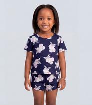 Conjunto Infantil Blusa e Shorts Select Azul