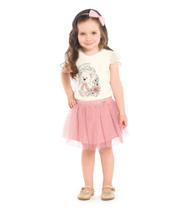 Conjunto Infantil Blusa Feminino Trick Nick Rosa