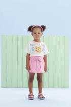 Conjunto Infantil Blusa M/C + Saia Pop Funny Mon Sucre 120 Conjunto Infantil Blusa M/C + Saia Pop Funny Mon Sucre 120