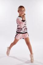 Conjunto Infantil Blusa M/L + Shorts Kiki Xodó 3500024