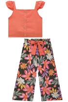 Conjunto Infantil Blusa + Pantacourt Estampa Digital 53276 Conjunto Infantil Blusa + Pantacourt Estampa Digital 53276