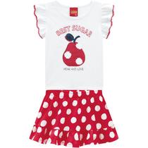 Conjunto Infantil Blusa + Saia Kyly 112589