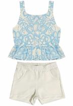 Conjunto Infantil Blusa + Shorts Douvelin 6624