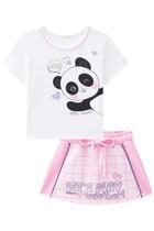 Conjunto Infantil Blusa + Shorts Infanti 53356