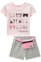 Conjunto Infantil Blusa + Shorts Infanti 53380