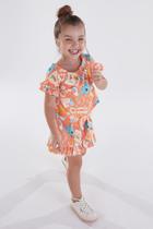 Conjunto Infantil Blusa + Shorts Kiki Xodó 2500010