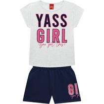 Conjunto Infantil Blusa + Shorts Kyly 112111