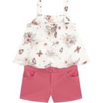 Conjunto Infantil Blusa + Shorts Milon 14040