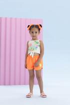 Conjunto Infantil Blusa + Shorts Mon Sucre 074