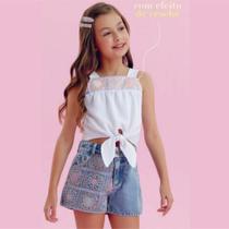 Conjunto Infantil Blusa + Shorts Petit Cherie 326 Conjunto Infantil Blusa + Shorts Petit Cherie 326