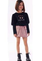 Conjunto Infantil Blusa + Shorts Saia Kiki Xodó 3450030 Conjunto Infantil Blusa + Shorts Saia Kiki Xodó 3450030