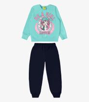 Conjunto Infantil Blusão Com Calça Rovi Kids Azul - Rovitex Kids Conjunto Infantil Blusão Com Calça Rovi Kids Azul - Rovitex Kids