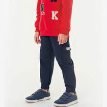 Conjunto Infantil Blusão Com Calça Sarja - Vermelho Trick Nick