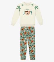 Conjunto Infantil Blusão Com Legging Trick Nick Bege