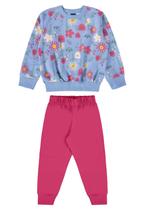Conjunto Infantil Blusão e Calça em Moletom Bee Loop