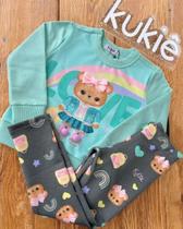 Conjunto Infantil Blusão Frio Legging Fly Tech 81163 Kukiê Conjunto Infantil Blusão Frio Legging Fly Tech 81163 Kukiê