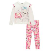 Conjunto Infantil Blusão Moletom Legging ThermoSkin Kukiê Conjunto Infantil Blusão Moletom Legging ThermoSkin Kukiê