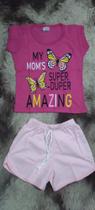 Conjunto infantil borboleta