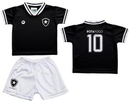 Conjunto Infantil Botafogo Uniforme Preto - Torcida Baby Conjunto Infantil Botafogo Uniforme Preto - Torcida Baby