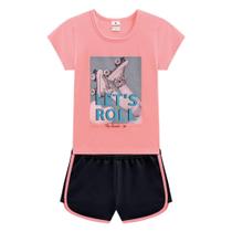 Conjunto Infantil Brandili Let's Roll Feminino Conjunto Infantil Brandili Let's Roll Feminino