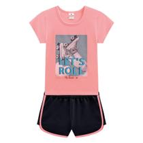 Conjunto Infantil Brandili Let's Roll Feminino