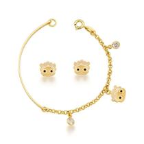 Conjunto infantil brinco e pulseira lol Conjunto infantil brinco e pulseira lol