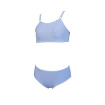 Conjunto Infantil Calcinha e Sutiã Menina Algodão Tamanho:GGCor:Branco