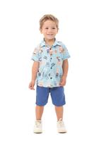 Conjunto Infantil Camisa + Bermuda Dila 03617