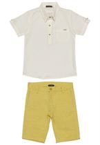 Conjunto Infantil Camisa + Bermuda Ser Garoto 6464 Conjunto Infantil Camisa + Bermuda Ser Garoto 6464